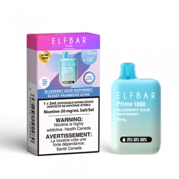 ELFBAR Prime 1800 Blueberry Sour Raspberry 20mg